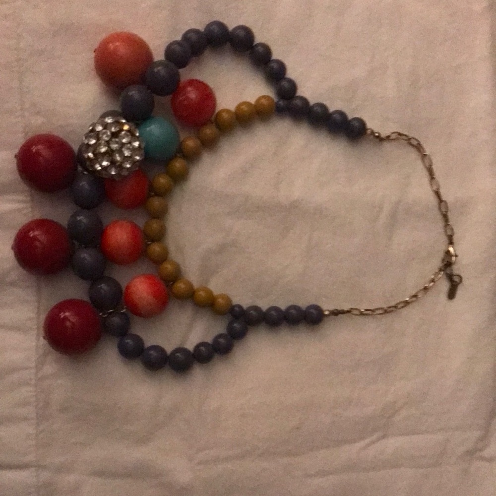 Anthropologie Multicolor Beaded Necklace